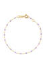 Gigi Clozeau 6.7" Classic Gigi Bracelet - Lilac/Yellow Gold - Thumbnail 3