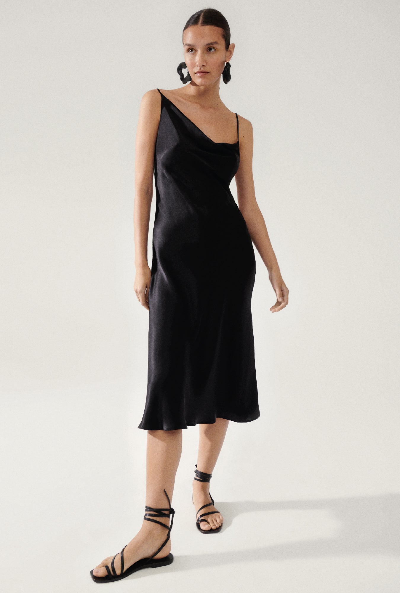 silk laundry black dress Silk Laundry CARRIE DRESS - BLACK