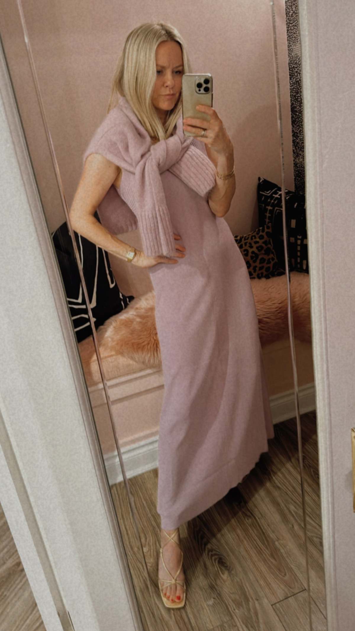 By Malene Birger Lilo Ribbed Knit Dress - Lilac