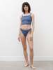 Lido Womens Quaranta Rib Bikini - Mid Blue - Thumbnail 1