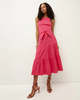 Veronica Beard Austyn Tiered Dress - Fuchsia - Thumbnail 1