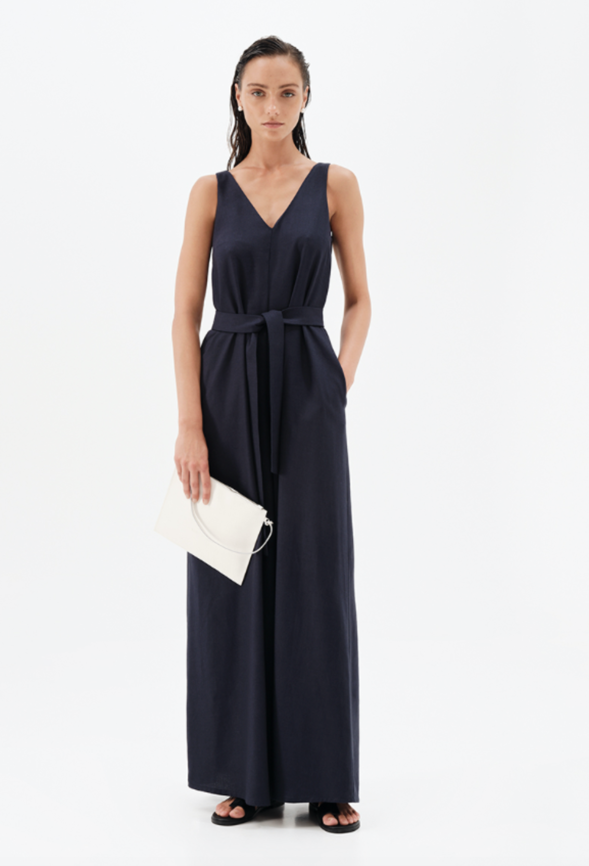 Ioanna Kourbela Overalls Navy Blue Garmentory