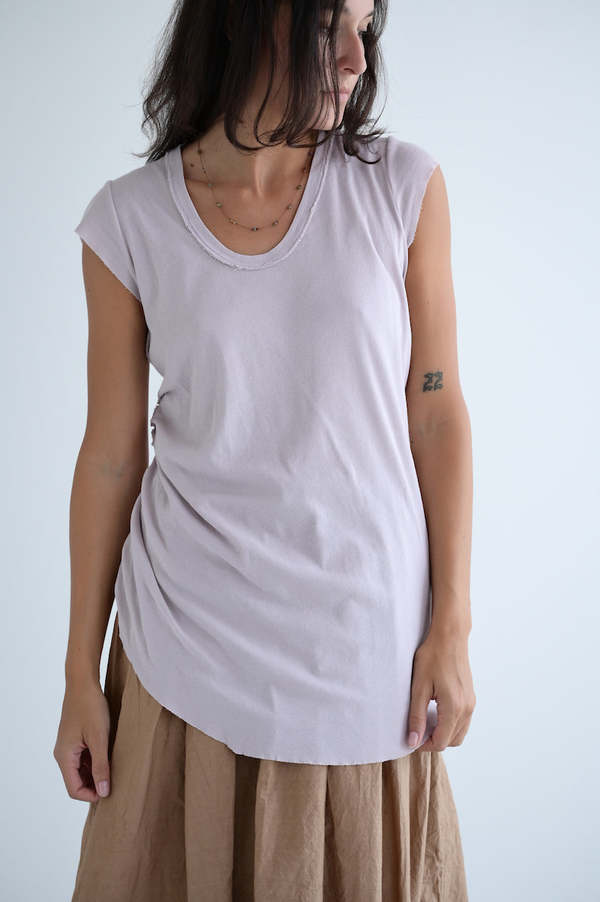 Marc le Bihan Cap Sleeve Tee - Ancient Rose