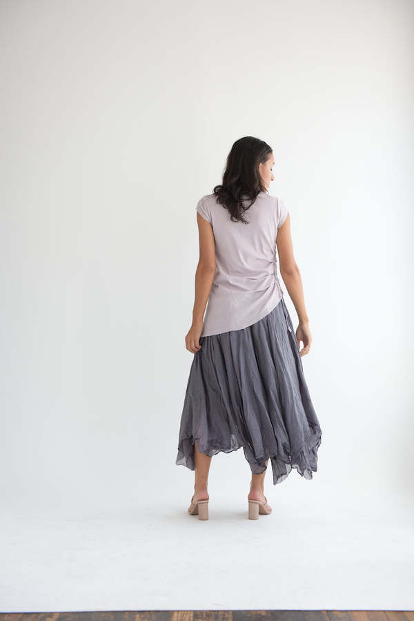 Marc le Bihan Cap Sleeve Tee - Ancient Rose