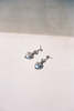 Vintage Danica Stamenic 80s 90s Sterling Heart Drop Earrings - Sterling Silver - Thumbnail 2