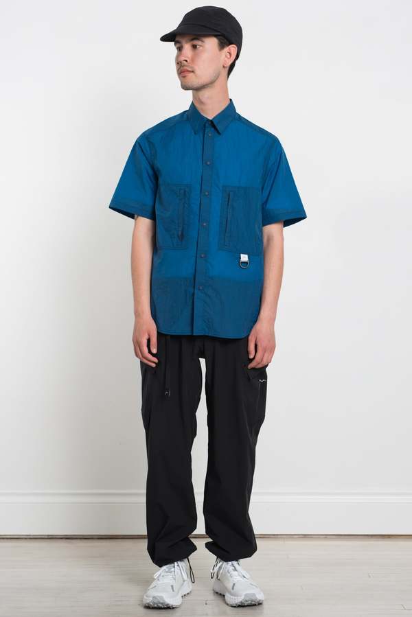 CAYL Nylon Short Sleeve Hiker Shirt - Blue | Garmentory