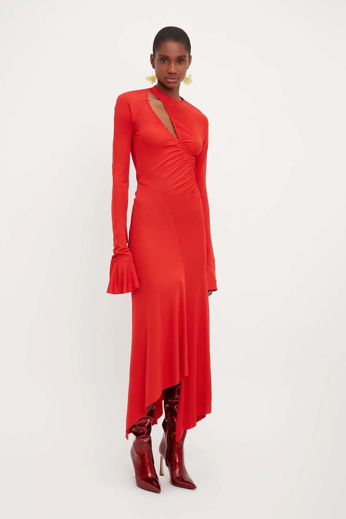 asymmetric jersey maxi dress Freshly Picked Asymmetrical Hem Maxi Dress – Tootsies Rockridge & Crush on  College main image 0