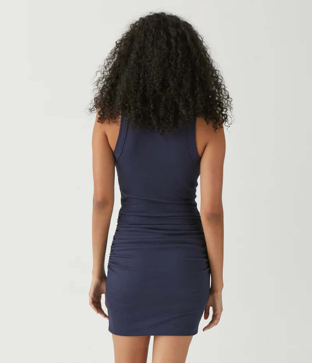open lace back dress Wren Ribbed Midi Dress