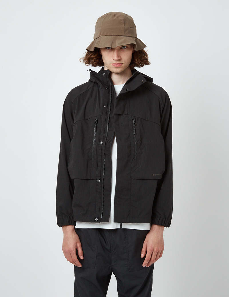 Snow Peak Stretch FR Parka Black Garmentory