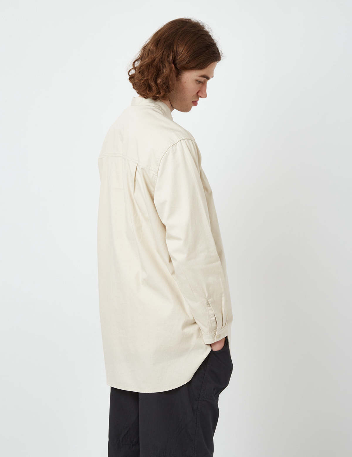 Snow Peak TAKIBI Light Ripstop Pullover Sweatshirt - Ecru | Garmentory