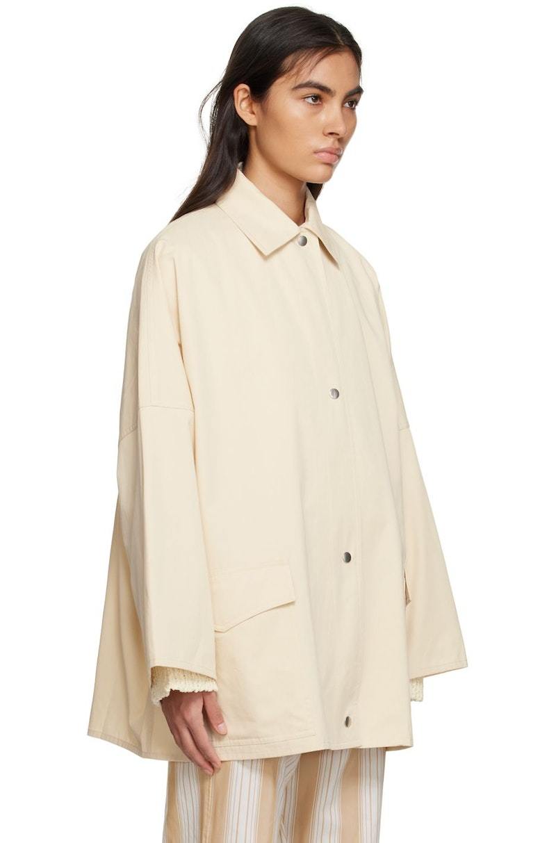Totême Press Stud Jacket - Beige | Garmentory