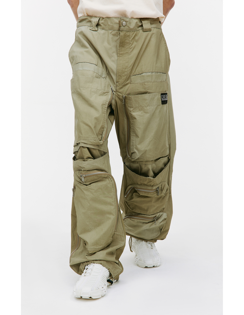 国内発送/送料関税込【DIESEL】 P-Ersy Trousers DIESEL P Rezzy cargo trousers - Khaki | Garmentory