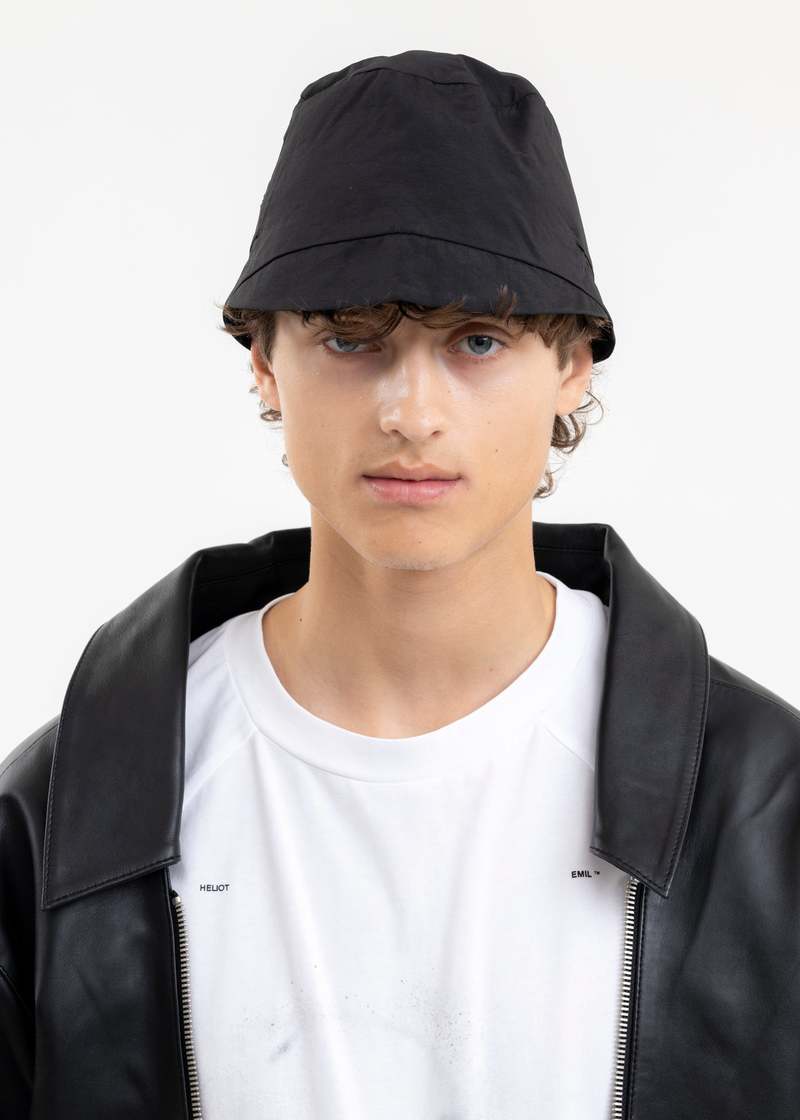 Heliot Emil BLAZE BUCKET HAT - BLACK | Garmentory