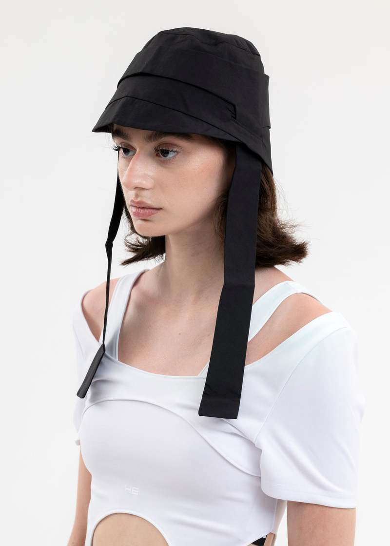 Heliot Emil BLAZE BUCKET HAT - BLACK | Garmentory