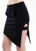 Heliot Emil CAVALANCHE JERSEY SKIRT - BLACK - Thumbnail 3