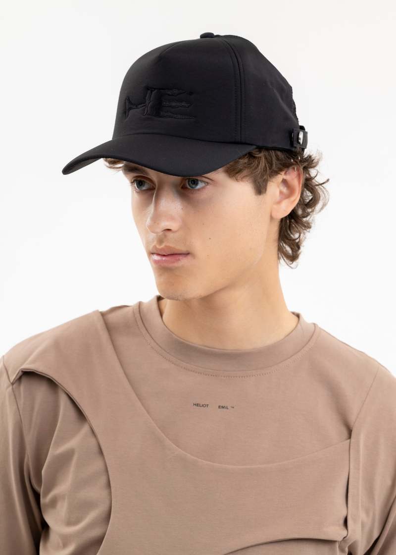 Heliot Emil CYCLONE TRUCKER CAP - BLACK | Garmentory