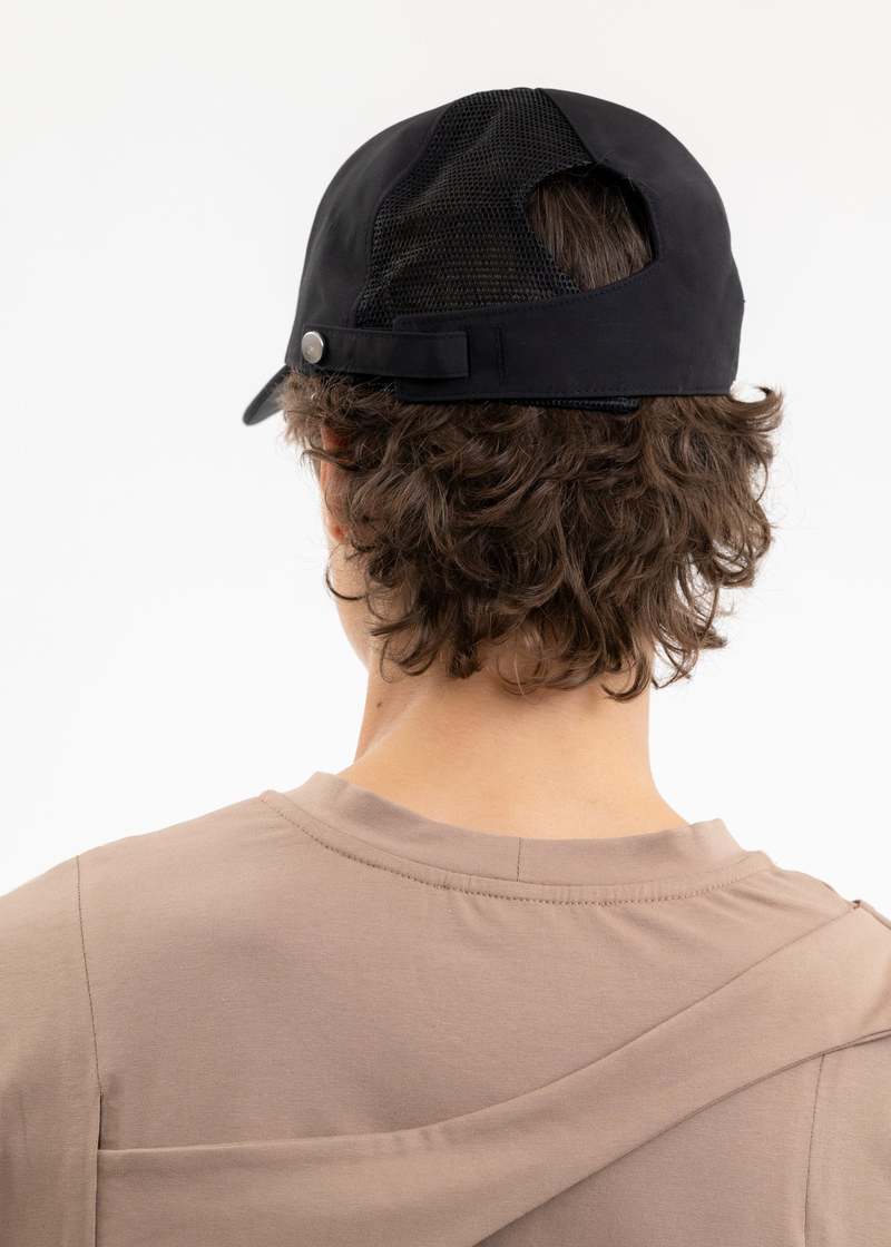 0*様 heliot emil DISTORTED CAP black HELIOT EMIL Black Distorted Cap | Garmentory