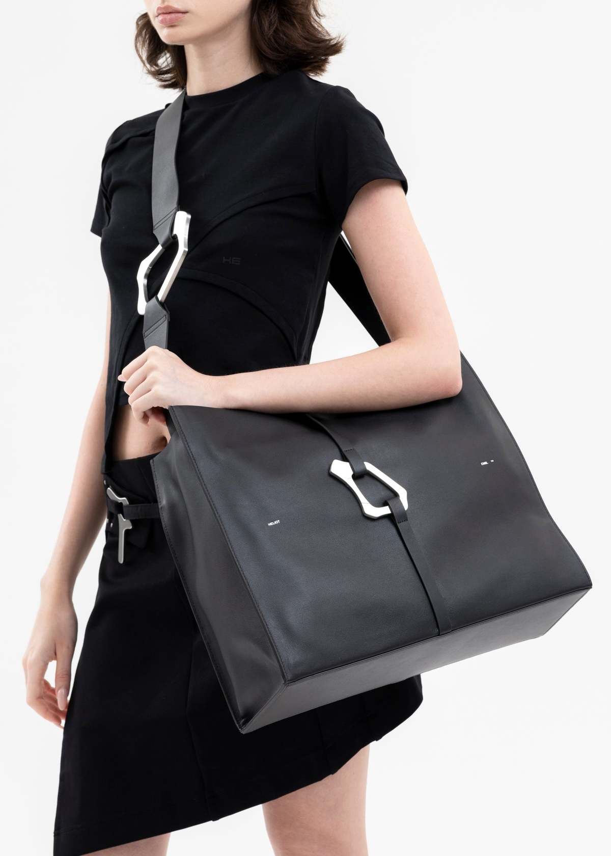Heliot Emil LUCULENT TOTE BAG - BLACK | Garmentory