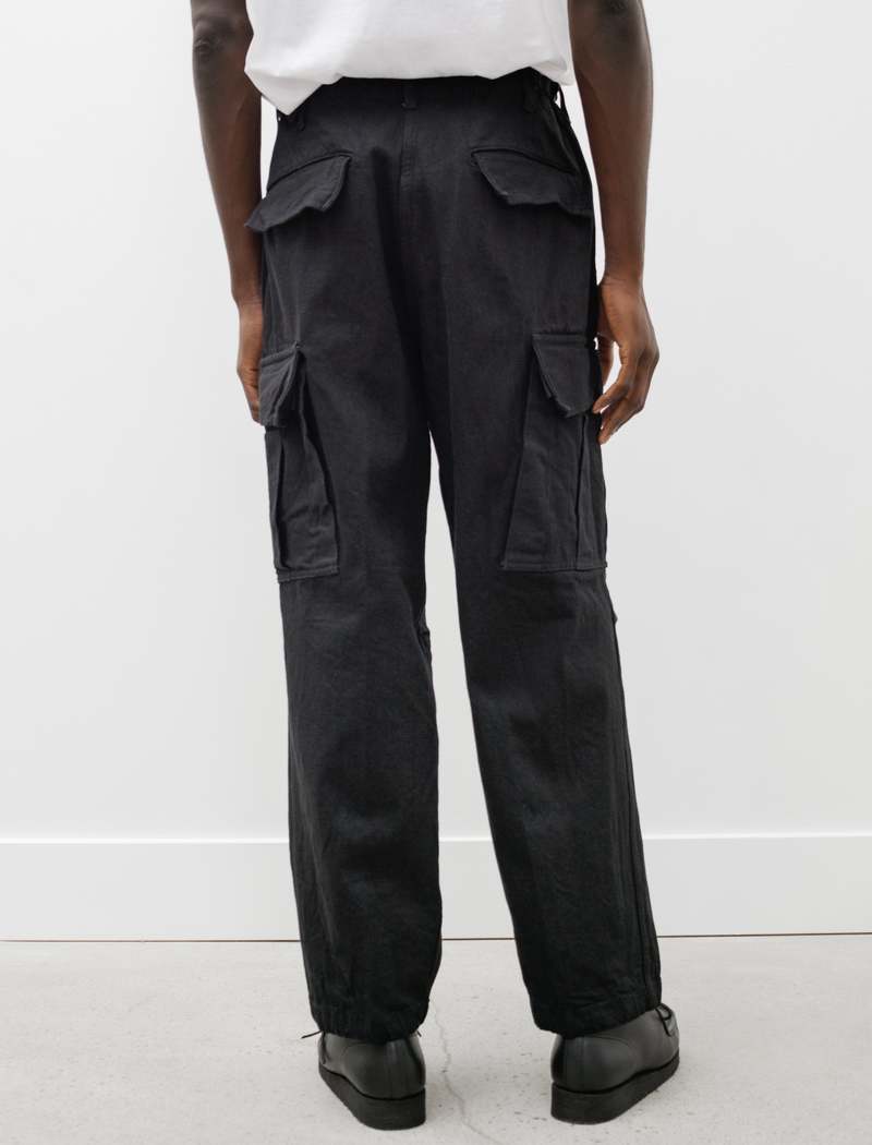 パンツ COMOLI BLACK DENIM B.D.U PANTS size 2 Comoli Denim B.D.U Pant - Black | Garmentory