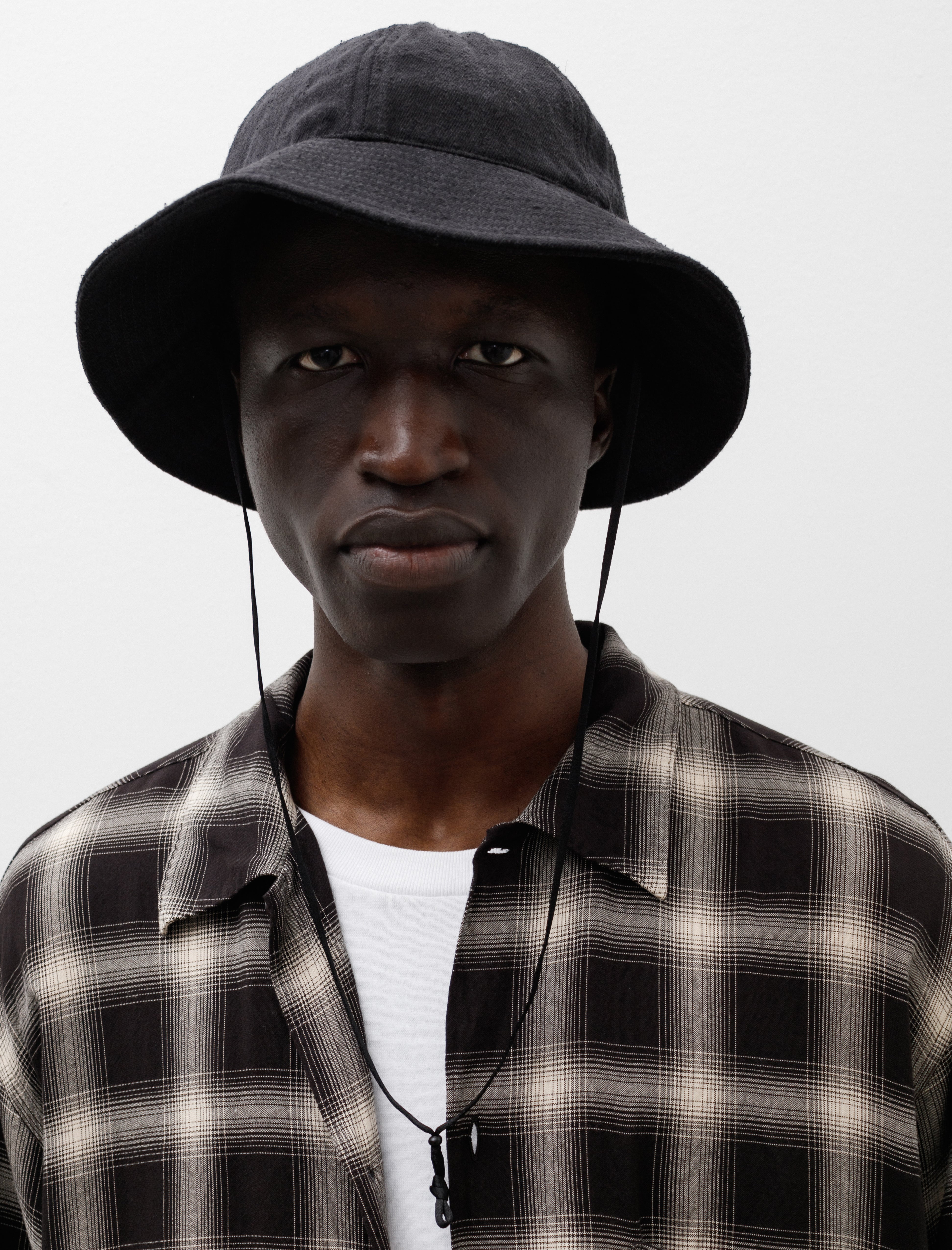 Comoli Mens Silk Nep Hat - Black | Garmentory