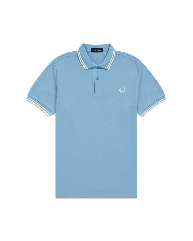 Fred Perry Polo M3600 Twin Tipped - Azul Celeste | Garmentory