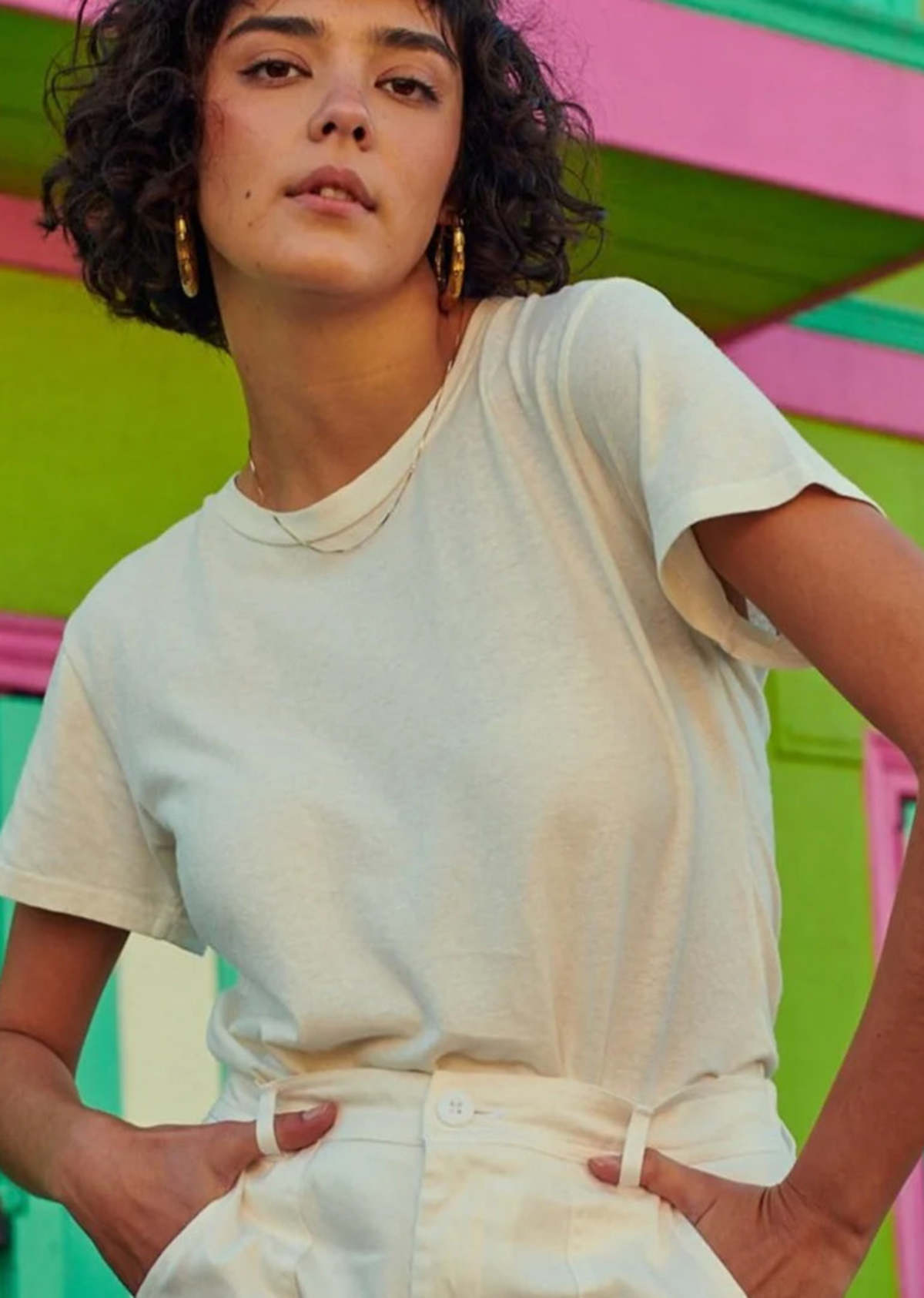 Jungmaven Grom Tee in Seafoam Green main image 1