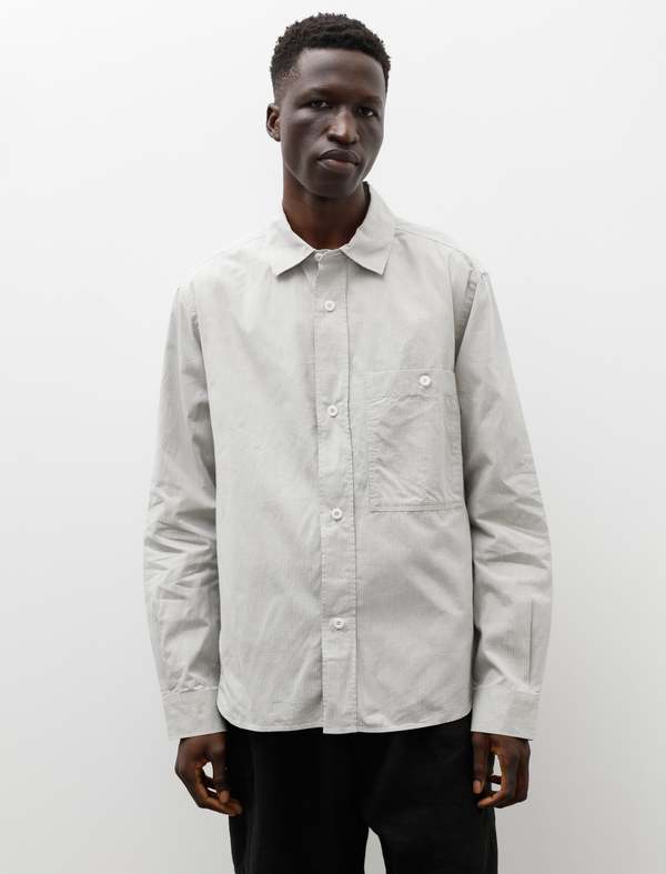 Margaret Howell MHL Overall Shirt - Yarn Dye Check Green | Garmentory