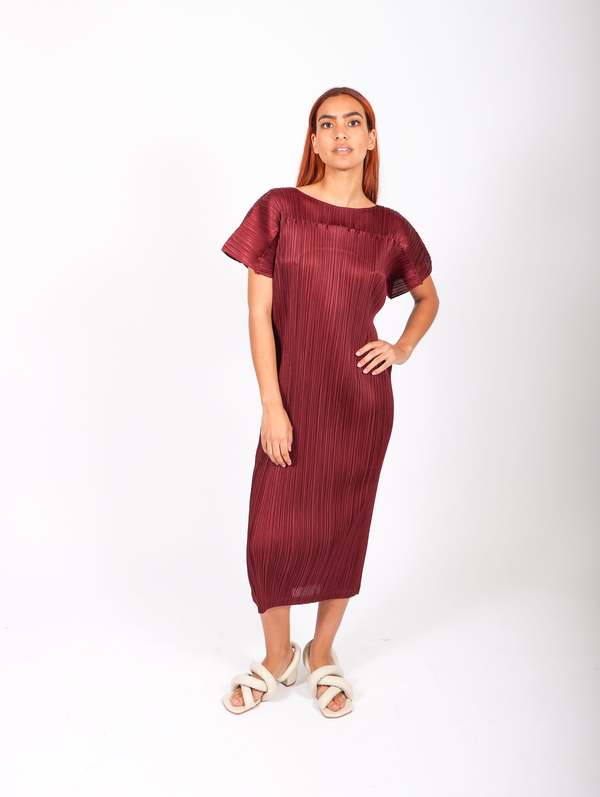 PLEATS PLEASE ISSEY  ALT Sleeveless one piece dress PP83-JH545 pink 1 main image 1