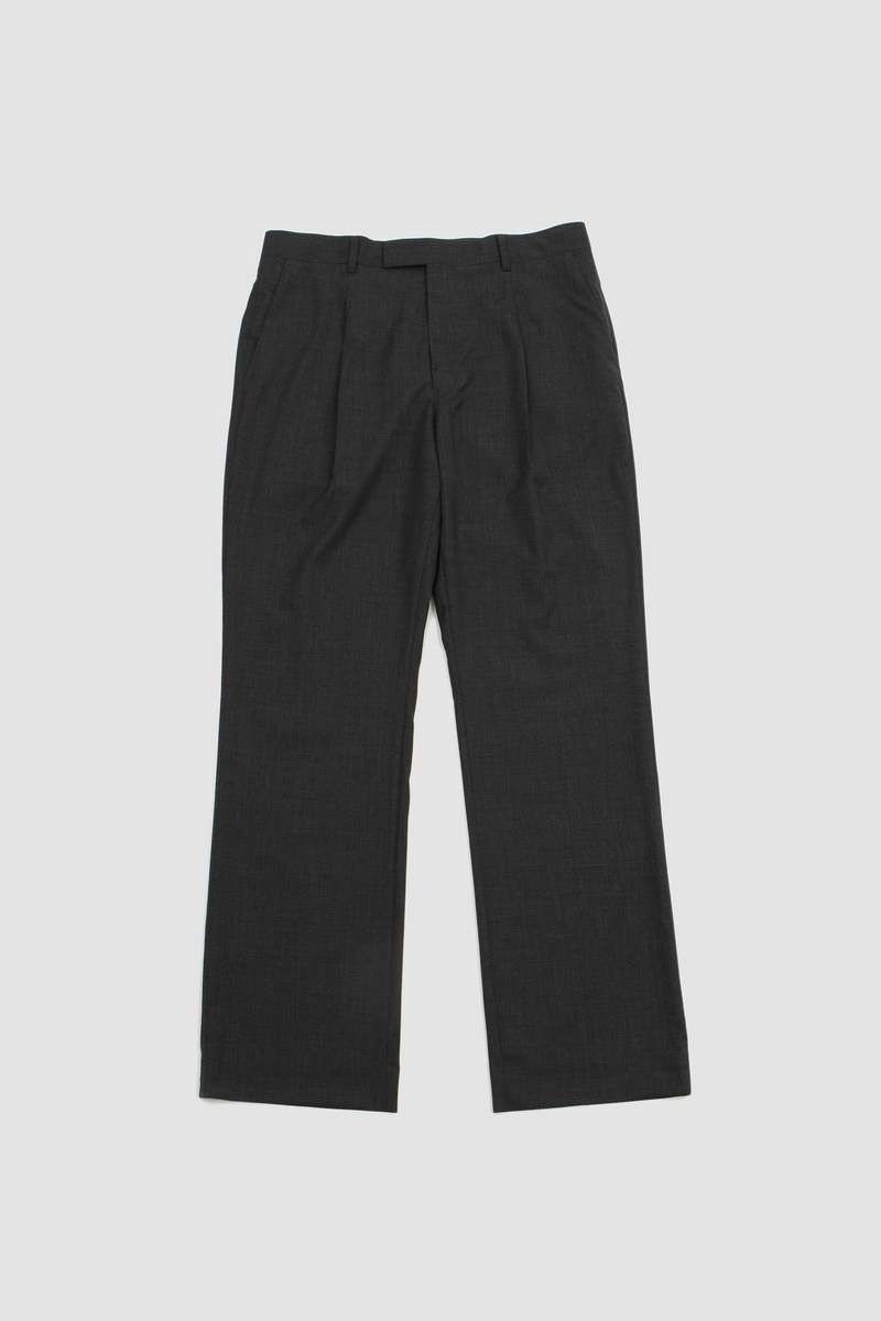 Auralee Super Fine Tropical Wool Slacks Pant - Charcoal | Garmentory