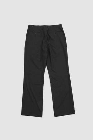 Auralee Super Fine Tropical Wool Slacks Pant - Charcoal | Garmentory