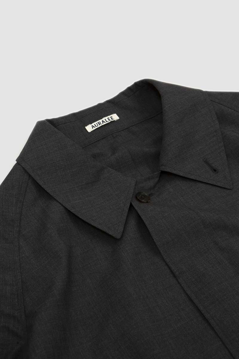 美品AURALEE SUPER FINE TROPICAL WOOL COAT Men's Super Fine Tropical Wool Collar Coat – La Garçonne