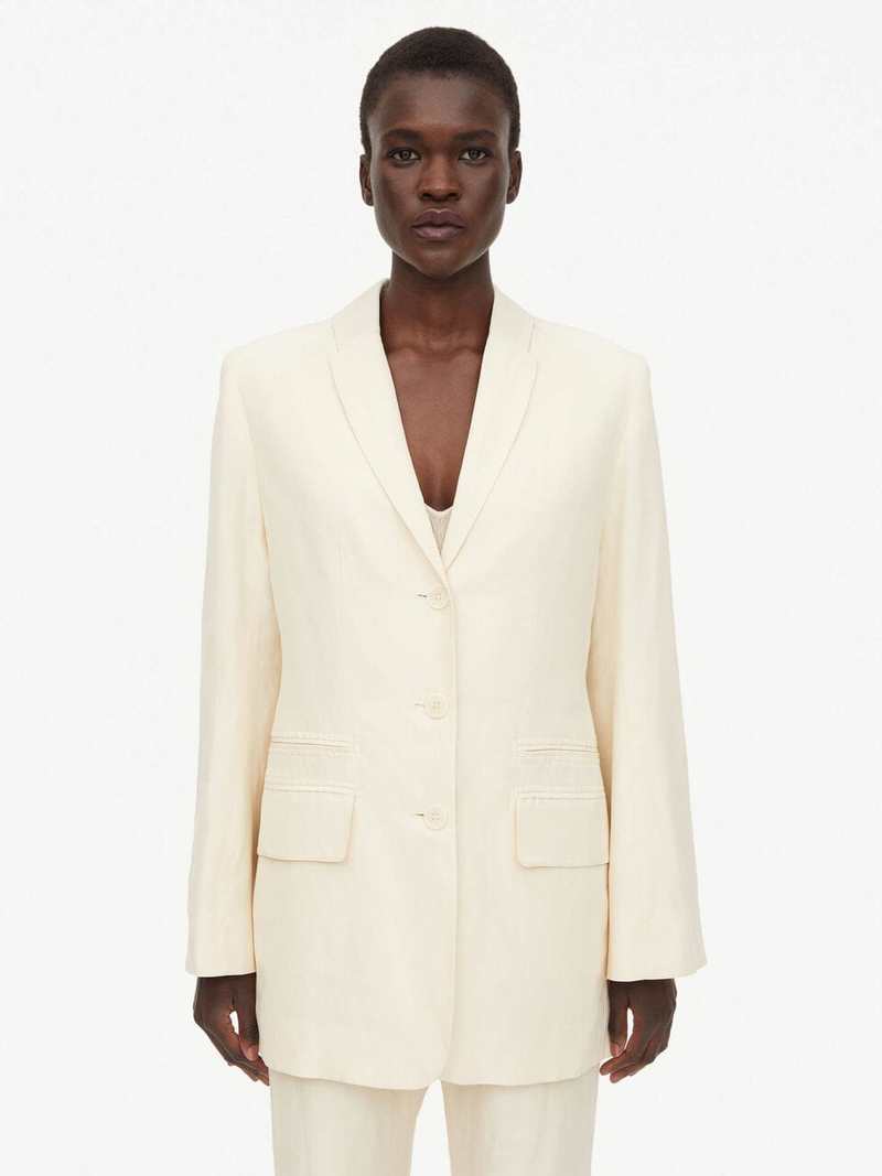 By Malene Birger Porter Blazer - Pearl | Garmentory