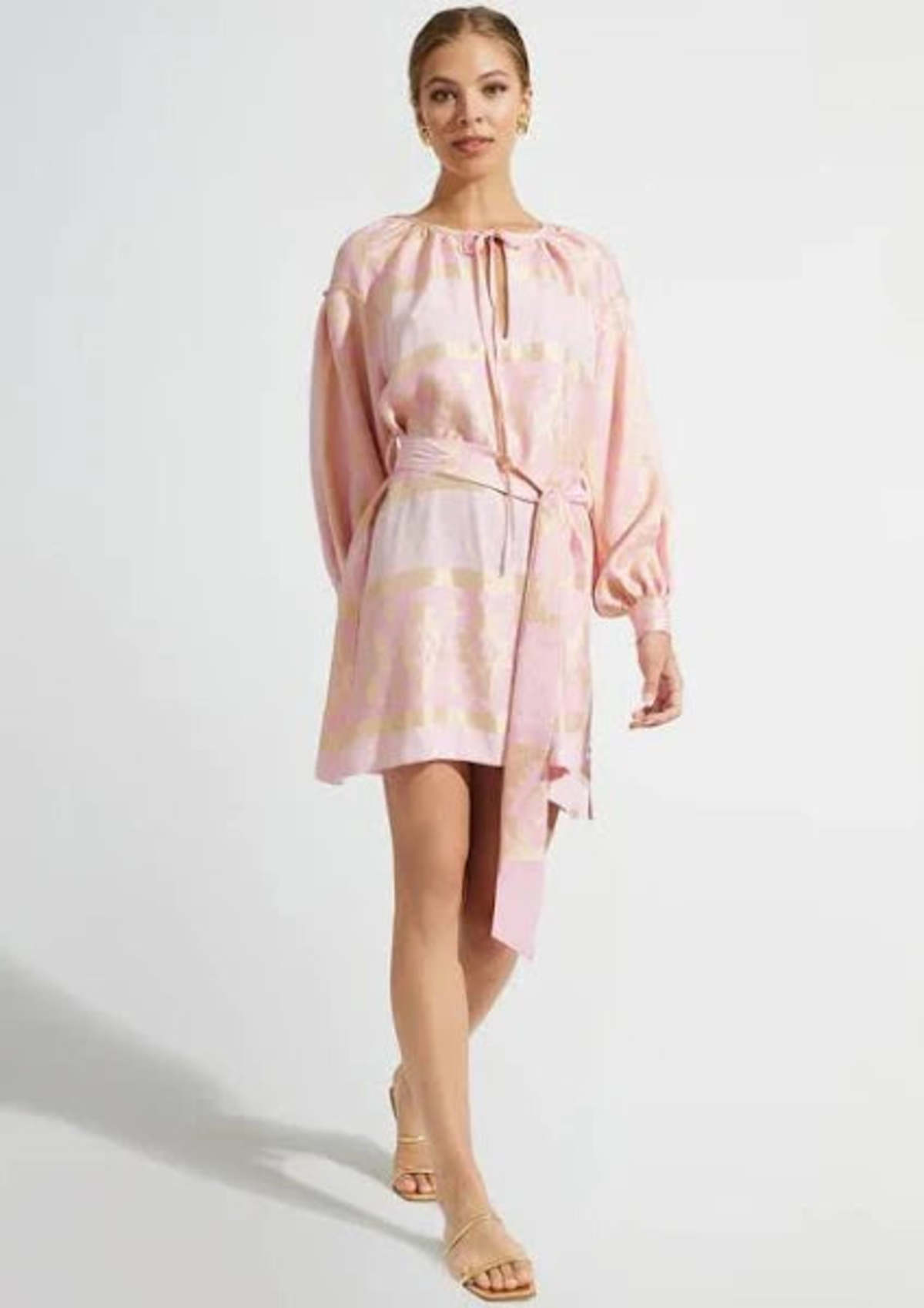 Kasia Ariadne Mini Dress - Rose/Gold | Garmentory