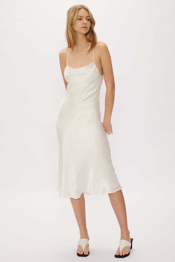 Third Form CRUSH BIAS SLIP DRESS OFF WHITE Garmentory