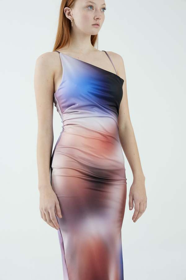 heat map bodycon dress SHEIN ICON Body Heat Map Print Bodycon Dress
