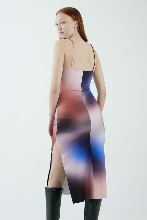 Third Form HEAT MAP SLIP DRESS - HEAT | Garmentory