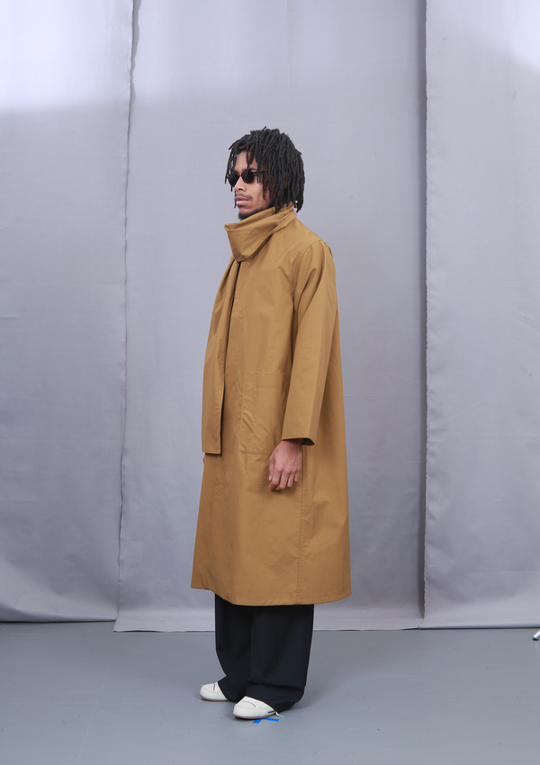Crista Seya Maxi Overcoat with Scarf | Garmentory