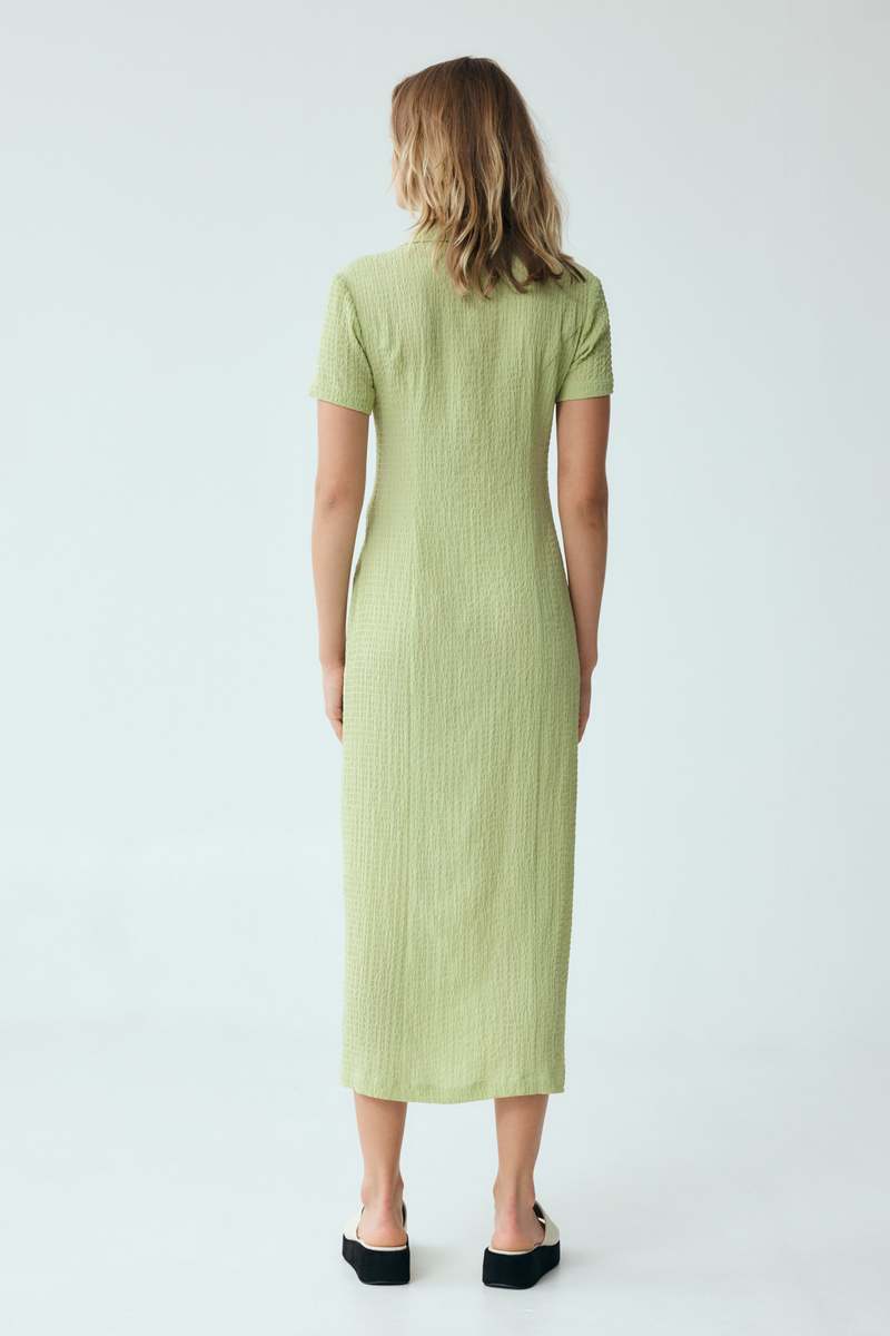 slim fit dress slacks Emerald Waffle Knit Sweater Dress main image 0