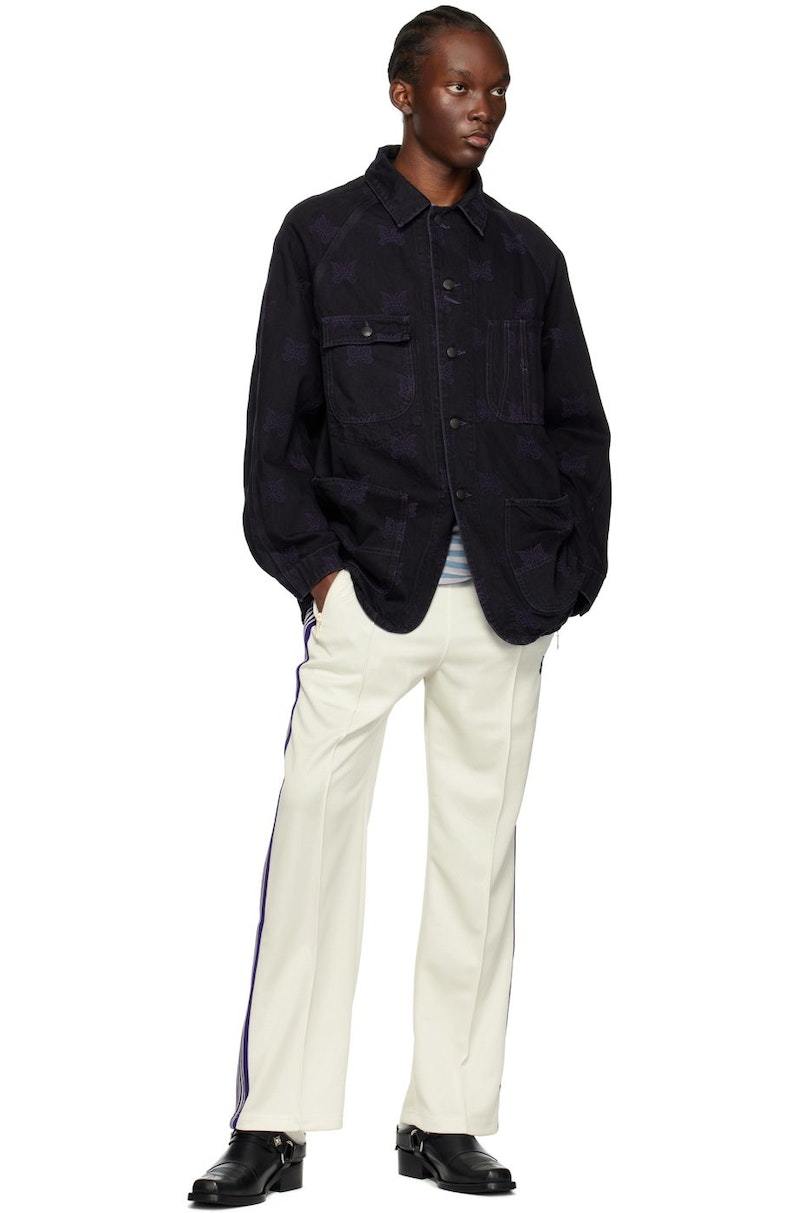 Needles Papillon Denim Jacket - Black | Garmentory