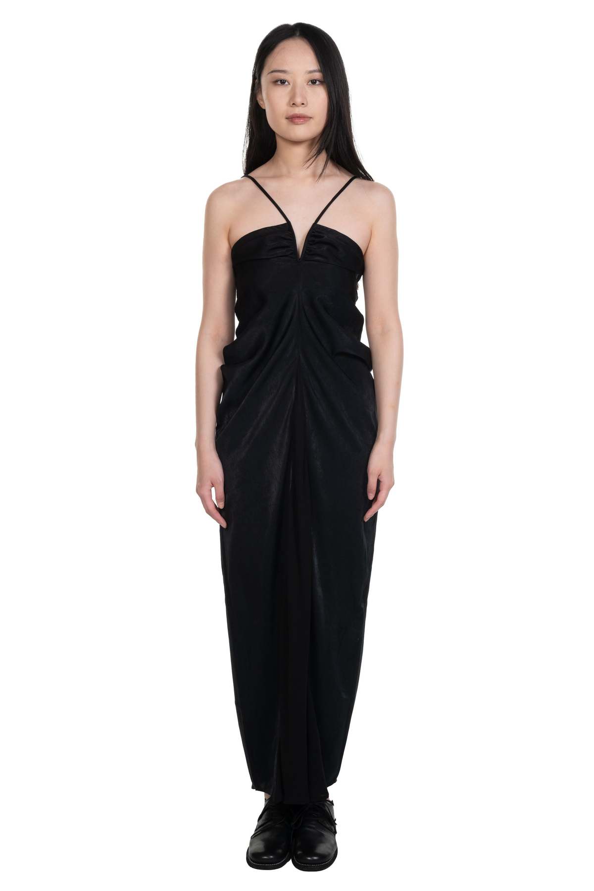 white christmas dresses Liberty Crepe de Chine Panel Dress with Silk Chiffon, Sunray Godets . –  D.P.TANNER main image 1