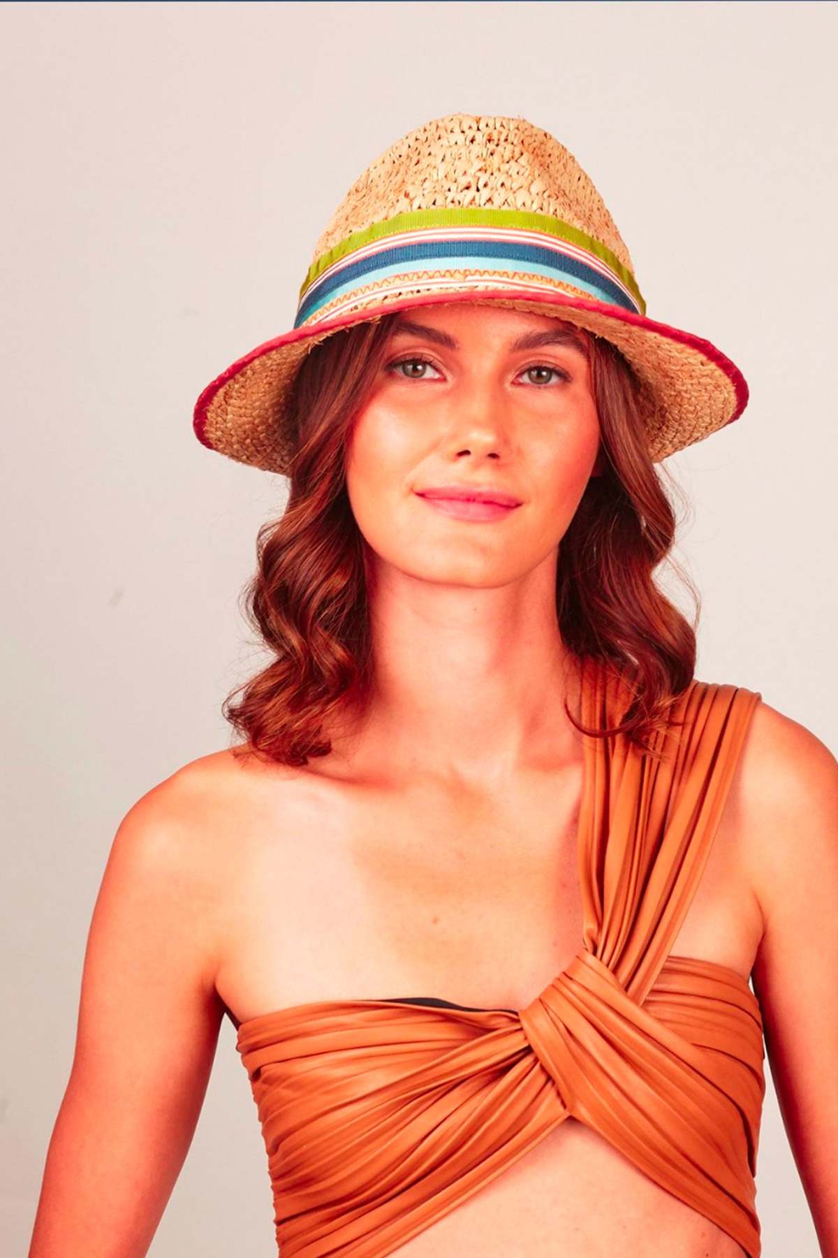Lola Ehrlich Pool Boy Straw Hat - Waspy | Garmentory display picture 2