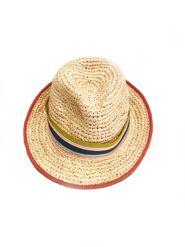 Lola Ehrlich Pool Boy Straw Hat - Waspy | Garmentory display picture 3