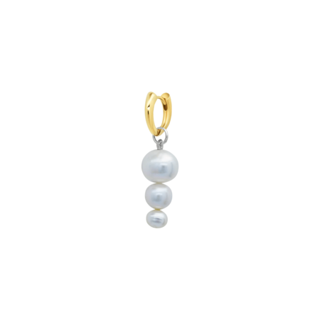 【Gabriela Artigas】Stalactite Huggie 14K Yellow Gold Pave Stalactite Huggie - Gabriela Artigas