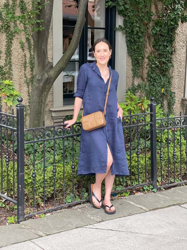 CP Shades Maxi Linen Shirt Dress on Garmentory