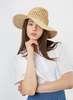 Meg Raffia Fedora Hat - Natural - Thumbnail 2