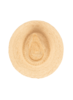 Meg Raffia Fedora Hat - Natural - Thumbnail 7