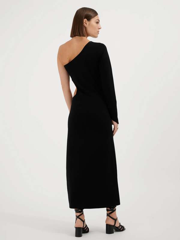 Fte Impriale Propriano Asymmetric Dress - Black | Garmentory