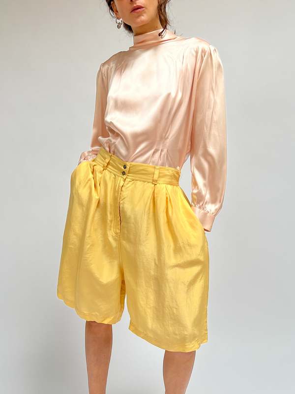 Vintage Silk Blouse - Shell Pink | Garmentory