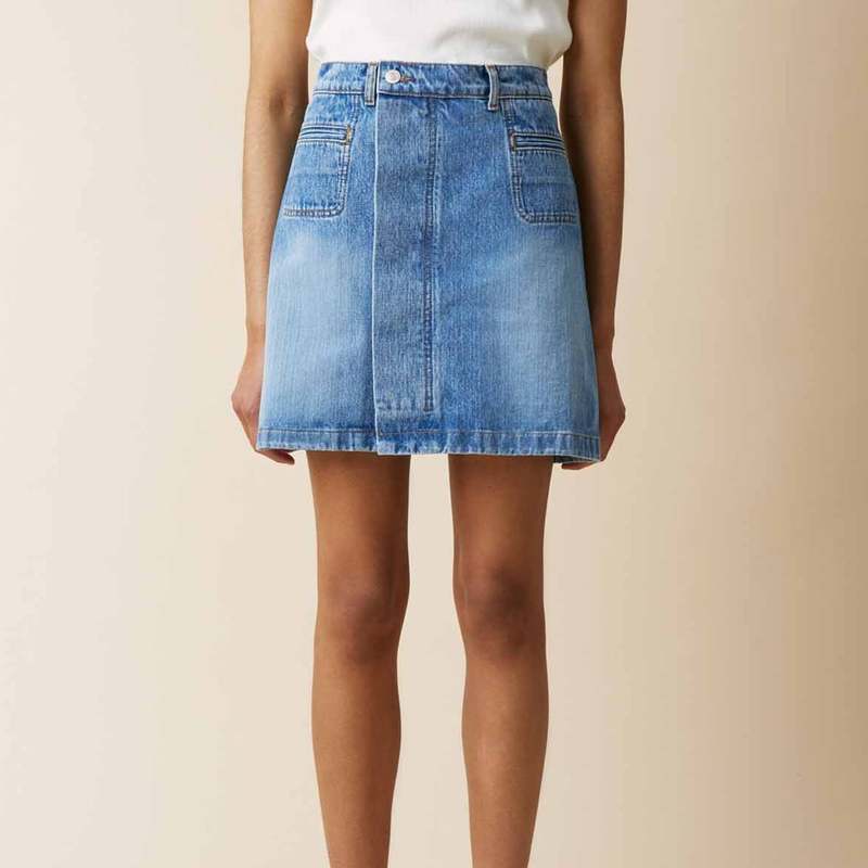 スカート Amy denim mini skirt S ANDMARY Amy denim mini skirt S アンドマリー - メルカリ