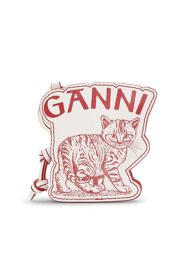 今週末限定値下げ●Ganni kitten zipped coin purse Ganni Kitten Zipped Coin Purse - Egret | Garmentory